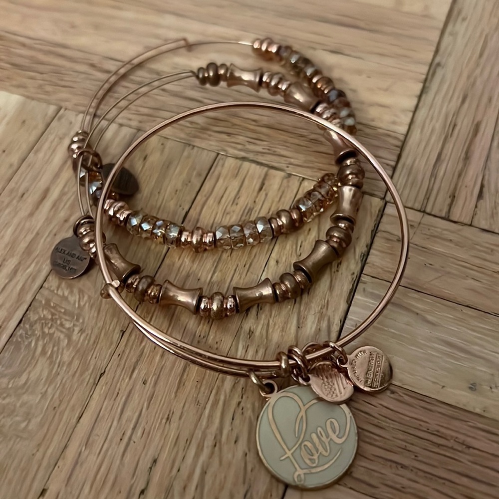 Alex and Ani bracelet set